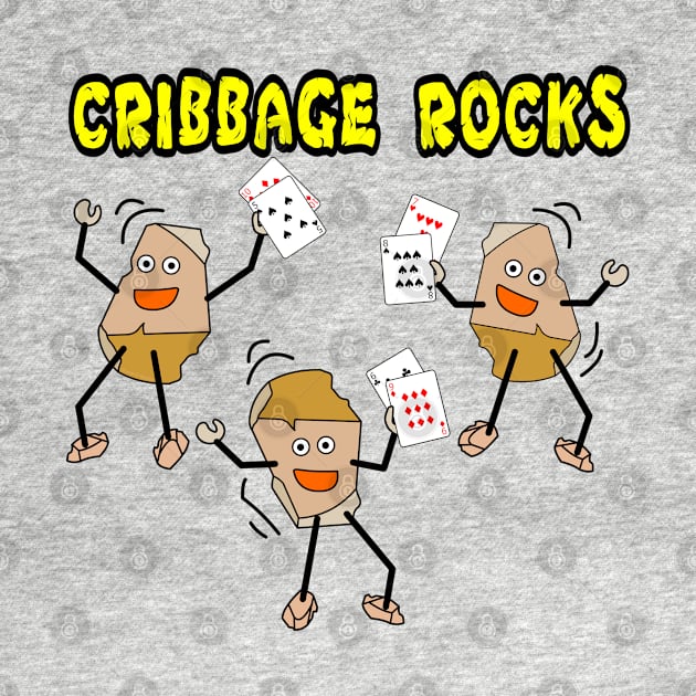 Cribbage Rocks by Barthol Graphics